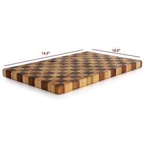 Tabla de Cortar de Madera Hecha a Mano, Forma Rectangular, No Tóxica y Fácil de Limpiar, Apta para Lavavajillas - Product Image 2