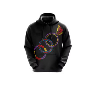 Nueva llegada de alta calidad Unisex Sudadera con capucha Jogger Set Logotipo personalizado Streetwear Sudaderas con capucha Pantalones para hombres Sudaderas de ganchillo para el invierno - Product Image 3