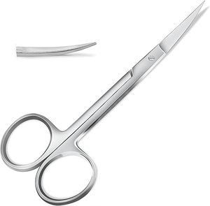 กรรไกรตัดกระจกตาแบบมืออาชีพ ปลายตรง สำหรับการผ่าตัดทางการแพทย์ ทันตกรรม และจักษุวิทยา ตัดได้อย่างแม่นยำ ได้รับการรับรองมาตรฐาน ISO - Product Image 1