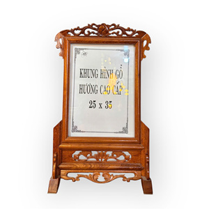 The picture <b>frame</b> is made of fragrant wood, with a simple design and dimensions of 25x35 cm. - Product Image 3
