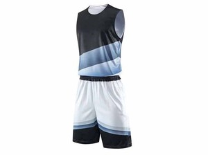 High Quality Custom Breathable Basketball Uniform for Men with Name & Number Professional Team Uniform Sets - Product Image 3