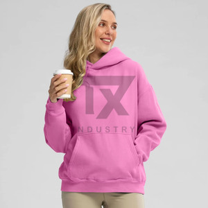 Sudadera con capucha personalizada con bordado 3D para mujer, de manga larga, transpirable, de forro polar, para invierno, hecha en Pakistán. - Product Image 6