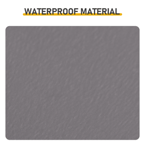 Gazebo con Toldo de Poliéster Gris Oscuro de 5x8 Pies con Ventilación, Estructura Plegable con Recubrimiento de Polvo Negro, Bandejas de Malla Doble para Coche - Product Image 4