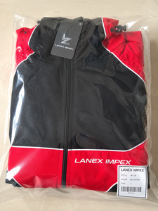 Chaqueta de invierno impermeable con capucha para hombre, cortavientos, impermeable, bicolor rojo y negro, con cremallera, deportiva, ligera e informal. - Product Image 5