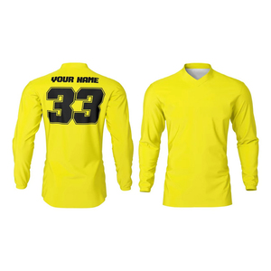 Maillot de motocross à manches longues personnalisable pour adulte, séchage rapide, vêtements professionnels - Product Image 1