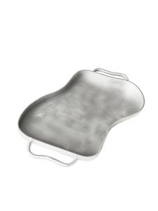 Plateau de service décoratif en laiton tendance pour une table élégante et une décoration intérieure raffinée – Design moderne et élégant pour servir les aliments - Product Image 3