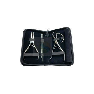 Kit de Herramientas para Extensiones de Cabello Chapadas en Oro de Primera Calidad – Aplicador de Microperlas con Pinzas Compuestas Duraderas - Product Image 6