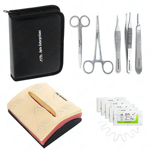 Stainless Steel Best <b>Suture</b> Practice <b>Kits</b> Surgical Instruments Student <b>Suture</b> Tools <b>Kit</b> Medic Instrument for Medical Training - Product Image 1