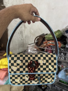 Sacs messagers légers et de grande capacité, style bohème moderne indien, broderie estivale, faits à la main, ornés de perles, sacs de soirée - Product Image 3