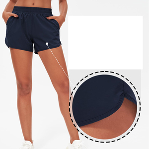 Pantalones Cortos Deportivos Ligeros de Corte Regular para Mujer, con Bolsillo con Cremallera, para Correr y Hacer Ejercicio - Product Image 2