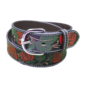 Ceintures en cuir pleine fleur unisexe durables, faites à la main, perlées, de luxe, de créateur, 2026, vente en gros, logo personnalisé, haute qualité, écologiques - Product Image 4
