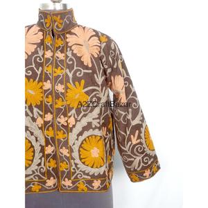 เสื้อแจ็คเก็ตปักลาย A2ZCraftBazar สำหรับผู้หญิง เป็นมิตรกับสิ่งแวดล้อม แห้งเร็ว ระบายอากาศได้ดี ซับในผ้าฝ้าย แขนยาว - Product Image 2