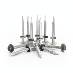 Tornillo Autoperforante de Cabeza Hexagonal Modelo PDC 12, Acero al Carbono Clase 4.8 y 6.8, Galvanizado/Cerámico, Rosca Gruesa, en Pulgadas - Product Image 1