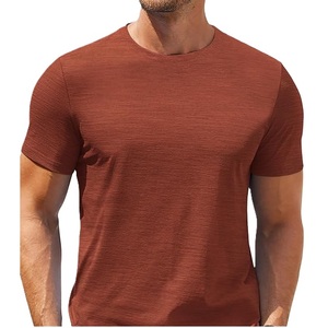 Camiseta 100% algodón personalizada con cuello redondo, camiseta de color sólido con cuello redondo, camiseta para hombre, camiseta de cuello redondo para hombre - Product Image 5