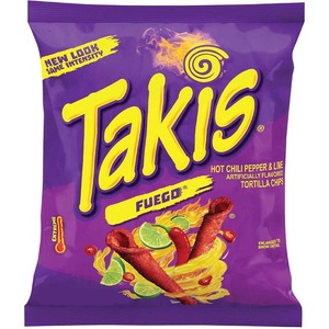 Chips de Tortilla Takis Blue Heat 92.3g, Sabor a Chile Picante, Aperitivo Mexicano Crujiente, Chips de Maíz Enrollados Picantes, Venta al por Mayor - Product Image 2