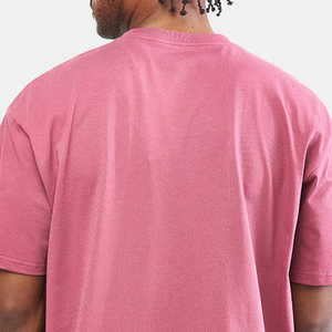 T-shirt décontracté pour homme à manches courtes, 100 % coton, col bateau, doux, respirant, séchage rapide, tissu toile, streetwear quotidien - Product Image 4