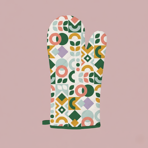 Guante de horno de agarre antideslizante de algodón resistente al calor acolchado para cocinar y hornear asar a la parrilla - Product Image 3