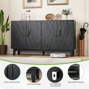 Credenza in Stile Medievale Moderno, Mobile Buffet Multifunzionale Decorativo con Caratteristiche Adatte per lo Stoccaggio - Product Image 6