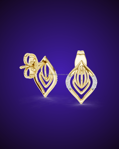 Mystique's 10K Moissanite/ CVD Lab Grown / Cubic Zirconia Diamond 14K/18K/22K/925 Pendientes de plata - Product Image 4