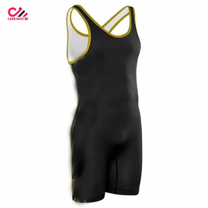 ハイストレッチレスリングシングレット カスタムロゴ 即納 工場カスタムネームレスリングユニフォーム パーソナライズデザインスポーツシングレット - Product Image 3