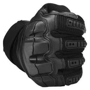 Gants de protection en cuir respirants et confortables de qualité supérieure, tissu durable pour les sports de plein air et les jeux tactiques - Product Image 4