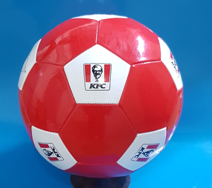 Ballon de football promotionnel de qualité supérieure, cousu à la machine, grande quantité, 5 tailles, polyvalent, en cuir, PVC, PU, TPU, caoutchouc, avec logo - Product Image 3