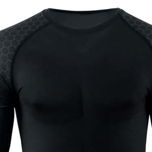 Camisetas Rash Guard para Hombre de la Mejor Calidad, Color Sólido, Nuevos Diseños, Logotipo y Color Personalizados, Venta al Por Mayor - Product Image 4