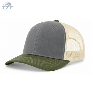 Gorra Trucker de Malla de 6 Paneles Marrón y Blanca Personalizada al por Mayor |   Gorra Snapback Bordada OEM ODM de Fábrica en Vietnam - Product Image 3
