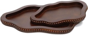 Bandeja de Servir de Madera Artesanal con Diseño de Frutas para Diwali y Ramadán, Apta para Microondas, para Mesa de Centro y Comedor - Product Image 2