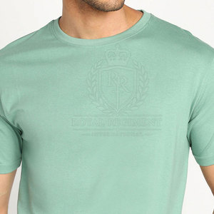 Camiseta cómoda de secado rápido 100% algodón para hombre, transpirable, de corte holgado, estampada y ecológica. - Product Image 3