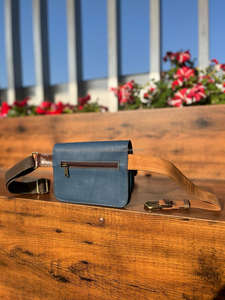 ใหม่ตะวันตกแฮนด์เมดรีไซเคิลหนังเอวกระเป๋าเข็มขัดที่สามารถปรับที่ไม่ซ้ํากันวินเทจสไตล์ Fanny Pack สะโพกปรับเอวกระเป๋า - Product Image 4