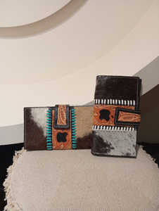 กระเป๋าสตางค์หนังวัวสไตล์ตะวันตก, กระเป๋าใส่โทรศัพท์แบบหนีบรุ่นใหม่ใช้อเนกประสงค์กระเป๋าสตางค์โลโก้แอปเปิ้ล - Product Image 4