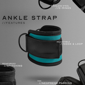 Correa de Tobillo Ajustable, Transpirable y Suave, Protección Profesional Premium para Ejercicios de Piernas, Glúteos y Gimnasio - Product Image 4