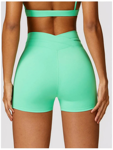 Shorts d'été décontractés taille haute pour femmes, séchage rapide, tissu doux et léger, usage quotidien, personnalisation OEM, usine - Product Image 6