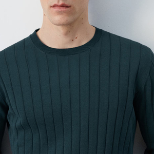 Servicio OEM y ODM con diseño de logotipo personalizado, sudadera informal para hombre de color sólido para venta al por mayor en grandes cantidades. - Product Image 4