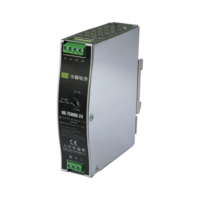 HX-75NDR-24 Alimentation électrique à découpage sur rail DIN 75W CC 220V vers 24V Transformateur régulé pour applications industrielles 12V/24V/48V