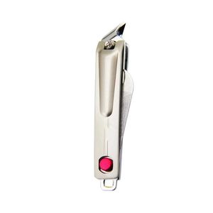 Decorative Inlay Nail Clipper Stainless Steel Gemstone Accent Finger Trimmer Professional Manicure Tool Grooming Accessory - Product Image 1