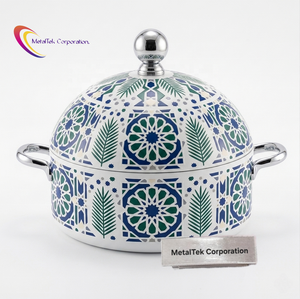 Stainless Steel <b>Insulated</b> Hot Pot Casserole <b>Food</b> Warmer Thermal Serving Pot With Dome Lid For Catering Buffet Dining Tableware - Product Image 4
