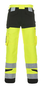 Two Tone Hi-<b>Vis</b> Safety <b>Trousers</b> Reflective <b>High</b> Visibility <b>Work</b> Pants Custom Logo Industrial Workwear <b>Trousers</b> - Product Image 5