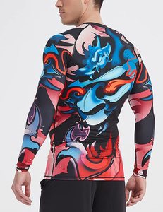 Custom Full Sublimation Rashguard Men Women Long Sleeve <b>UV</b> Protection Swimwear Wholesale OEM Sportswear OEM Wholesale - Product Image 4
