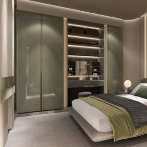 Armario de Dormitorio Moderno de Madera Personalizado JY Project con Aplicación en Sala de Estar, Armarios Blancos, Mueble de Almacenamiento - Product Image 4