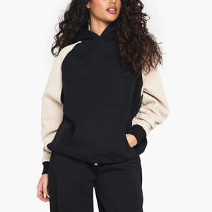 Sweat-shirts pour femmes de qualité supérieure OEM, 100% coton, vêtements décontractés d'hiver, poids lourd 480GSM, logo imprimé en 3D personnalisé, sweat-shirt pour femmes - Product Image 5