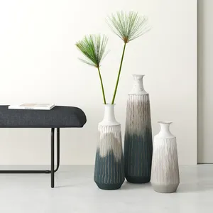 Jarrón Alto de Hierro de Diseño de Alta Calidad, Ecológico, Estilo Costero, para Decoración de Entrada, Hecho a Mano, de Lujo, para Todo el Mundo - Product Image 1