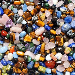 Polished Eco-Friendly <b>Crystal</b> Tumble Stones Free Form <b>Set</b> for Feng Shui Art Collectible Healing Gift - Product Image 3