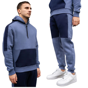 2027 Custom Brand Screen Print Acid Wash Tracksuit 400 450 500 Gsm Sweatsuit Men 100% Organic Cotton Streetwear Tracksuit - Product Image 2
