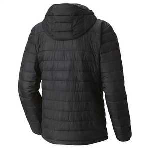 Unisex Lightweight Insulated Winter Puffer Jacket with Cotton <b>Padding</b> 100% Nylon Canvas Fabric Stand Collar Hooded Logo Front - Product Image 2