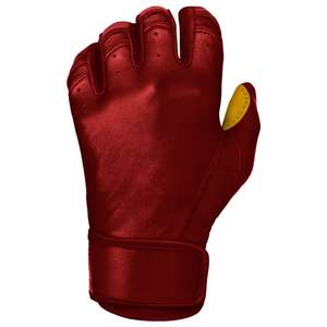 Guantes de Bateo de Béisbol y Sóftbol Profesionales Unisex, Transpirables, con Impresión Digital, de Cuero, con Puño Corto - Product Image 3