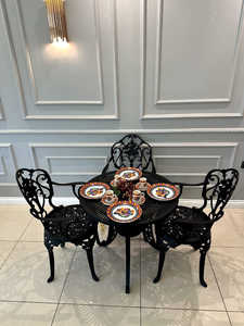 ชุดเก้าอี้ในสวนสำหรับรับประทานอาหาร2ชิ้นพร้อมที่วางแขนทุกสภาพอากาศชุดเก้าอี้ลานบิสโทรพร้อมแผ่นรองเท้าแบบปรับได้สำหรับสวน - Product Image 6