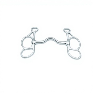 Mors de conduite miniature allemande Sier avec logo personnalisé, mors articulé papillon durable de style équestre western pour l'équitation - Product Image 4