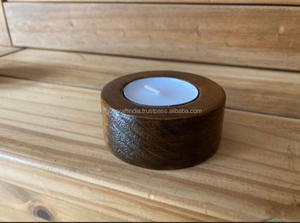 Portavelas de Madera de Último Diseño para Decoración Navideña del Hogar, Hecho en India - Product Image 2